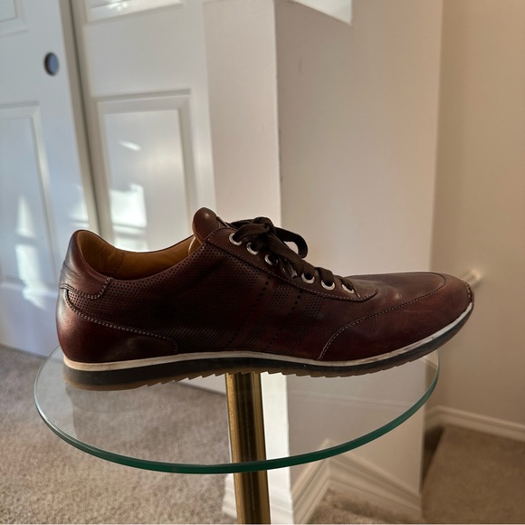 Magnanni 18457 Leather Perforated Sneaker in Brown - Picture 11 of 14